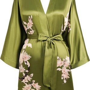 Satin Kimono Robe
